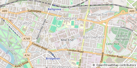 Map of Glasgow