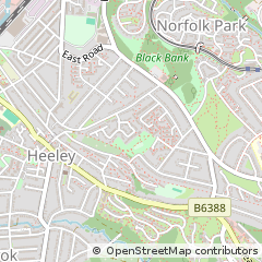 Map of Sheffield