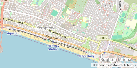 Map of Brighton, East Sussex