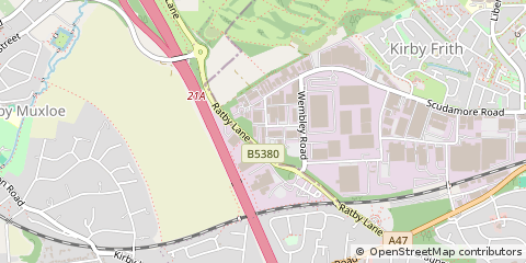 Map of Leicester, Leicestershire