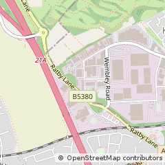 Map of Leicester, Leicestershire