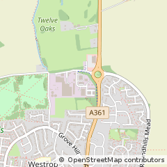 Map of Swindon, Wiltshire