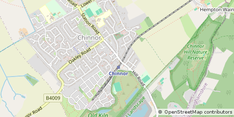 Map of Chinnor, Oxfordshire