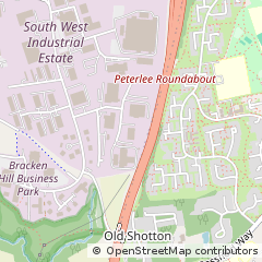 Map of Peterlee, CO. Durham