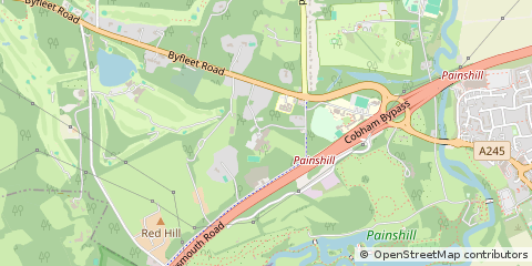 Map of Cobham