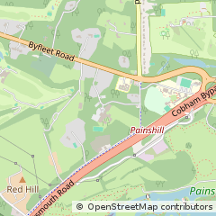 Map of Cobham