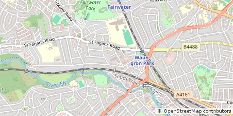 Map of Cardiff