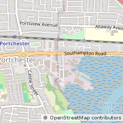 Map of Portchester, Hampshire