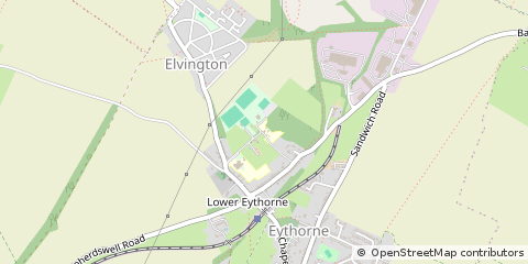 Map of Dover, Kent