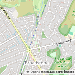 Map of Broadstone, Dorset