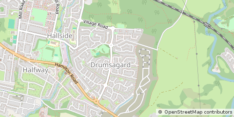 Map of Glasgow, Lanarkshire