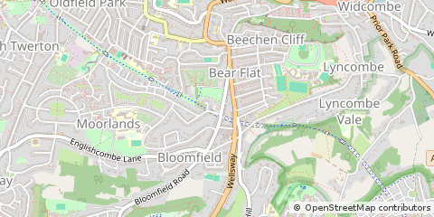 Map of Bath