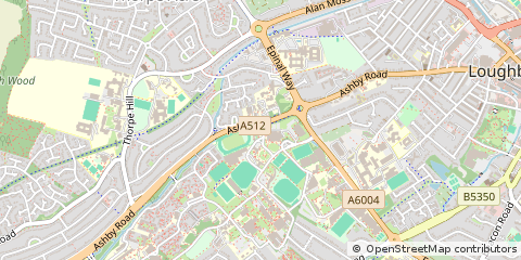 Map of Loughborough