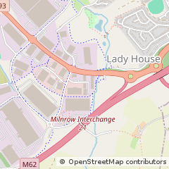 Map of Rochdale, Greater Manchester