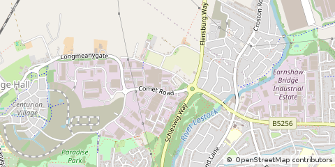 Map of Leyland, Lancashire