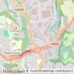 Map of Halesowen