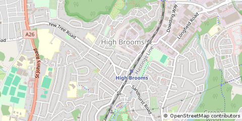 Map of Tunbridge Wells, Kent