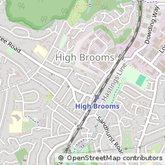 Map of Tunbridge Wells, Kent