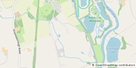 Map of Ripon, North Yorkshire