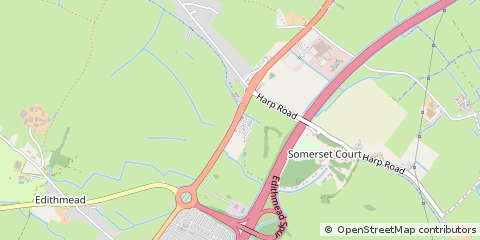 Map of Highbridge, Somerset
