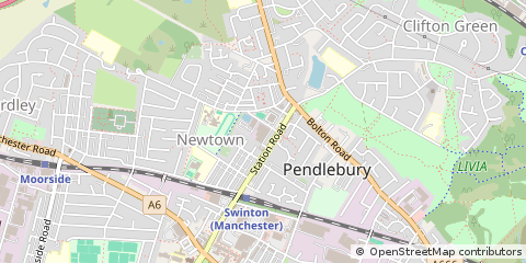 Map of Greater Manchester