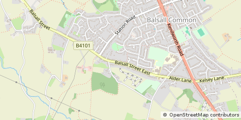 Map of Balsall Common