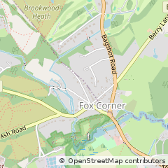 Map of Guildford, Surrey