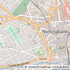 Map of Nottingham