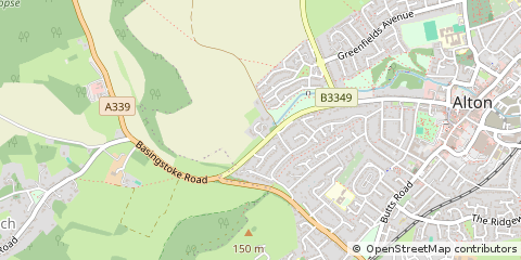 Map of Alton, Hampshire
