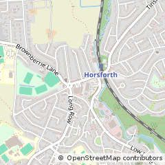 Map of Leeds, West Yorkshire