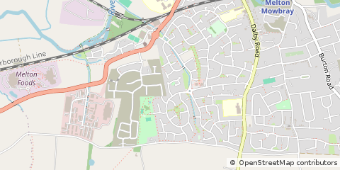 Map of Melton Mowbray