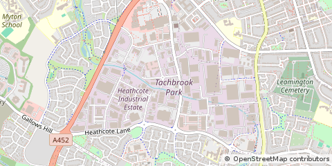 Map of Leamington SPA, Warwickshire