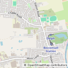Map of Preston, Lancashire