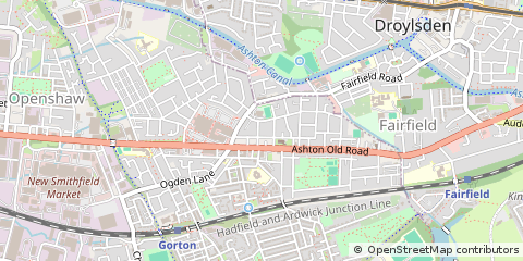 Map of Manchester