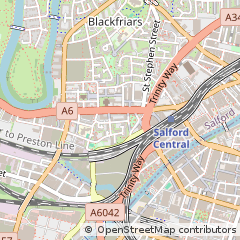 Map of Salford