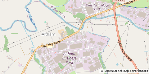 Map of Accrington