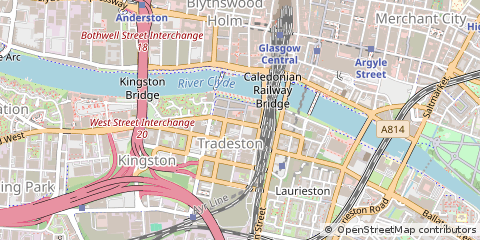 Map of Glasgow