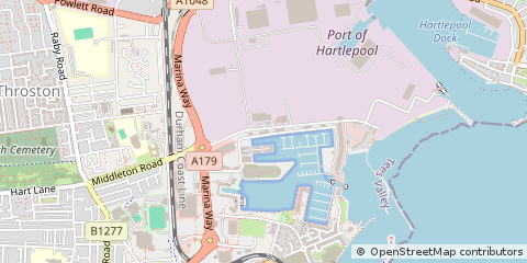 Map of Hartlepool