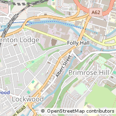 Map of Huddersfield