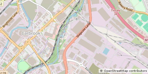 Map of Sheffield
