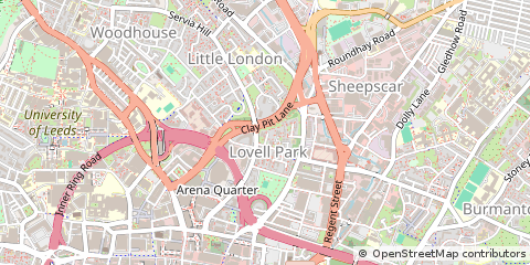 Map of Leeds