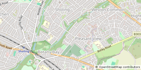 Map of Southampton, Hampshire