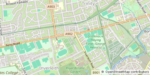 Map of Edinburgh