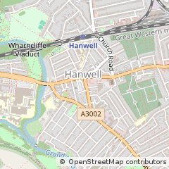 Map of Boston Road, Hanwell