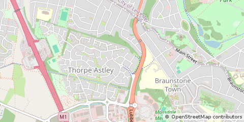 Map of Leicester