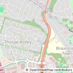 Map of Leicester
