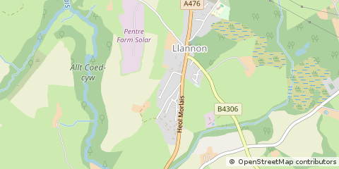 Map of Llanelli