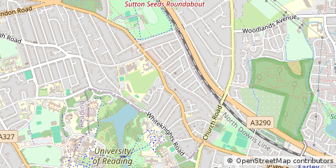 Map of Reading