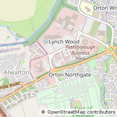 Map of Peterborough, Cambs