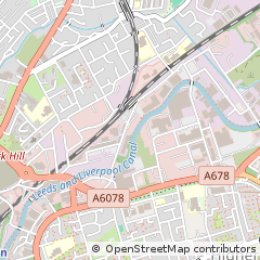 Map of Blackburn, Lancashire